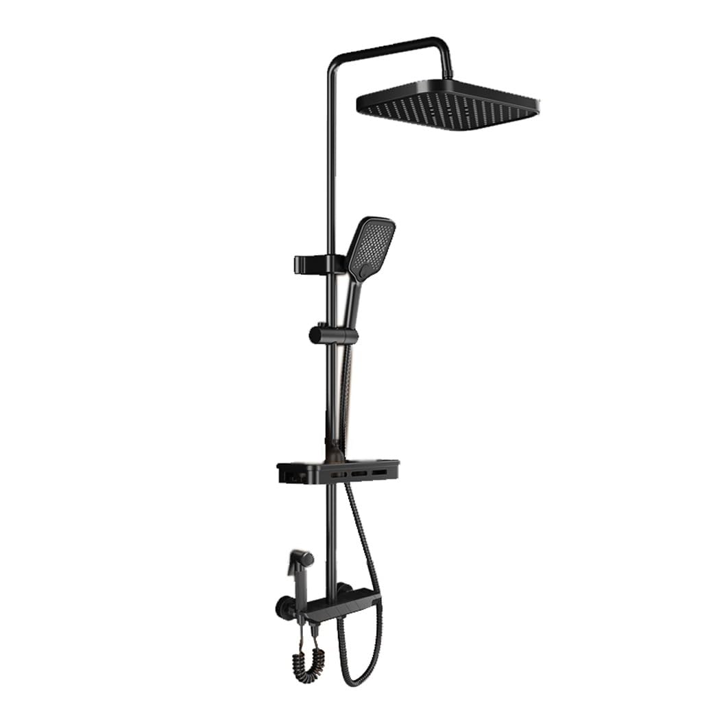 MOBYGKFY Shower Shower, Household pressurized Nozzle, Constant Temperature Faucet, Bathroom, Digital Display Set