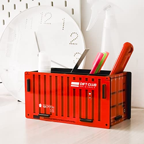Image of Pen Holder Shipping container shaped (Red)