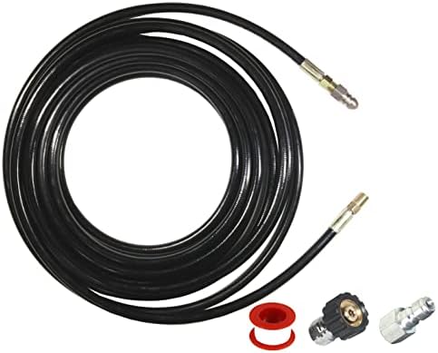 S16 3000psi 50FT Pressure Washer Sewer Drain Hose,Sewer Jetter Hose Kit,power pressure jetter hose (50FT)