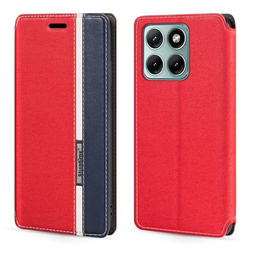 Shantime �N���V�b�N�X�g���C�v���U�[���P�[�X Motorola Edge 70 Fusion 5G 7000 mAh XT2605-2 �Ƃ̌݊������� �B���}�O�l�b�g �J�[�h���[ �R���g���X�g�z�F�f�U�C��(���b�h)