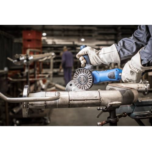 PFERD TOOLS COMBITWIST Rundbürste gezopft RBG | Ø 125x12mm M14 Edelstahl-Draht-ø 0,35 | 43303053 – für Winkelschleifer