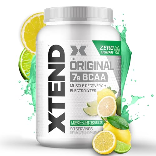 Xtend Original BCAA Powder 7g BCAA and 2.5g L-Glutamine, Sugar Free Post Workout Muscle Recovery Drink with Amino Acids for Men & Women, 90 Servings