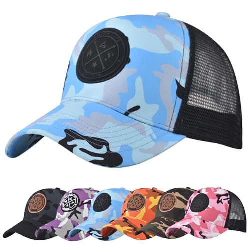 Casquette de baseball anti-UV protection réglable avec maille respirante