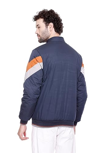 Image of RARE TIMES Winter Reversible Bomber Jacket For Men | Mens Quilted standard length Puffer Jacket | Full Sleeve Mens Jacket