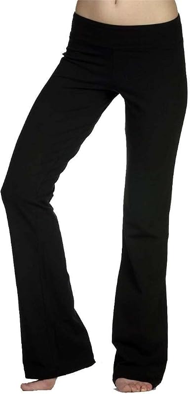 Soft Cotton Blend Yoga Flare Leg Pants 