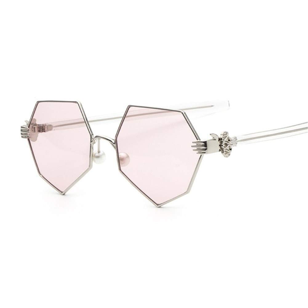 Lunettes de soleil géométriques d'exception ornées de perles de mode - 2