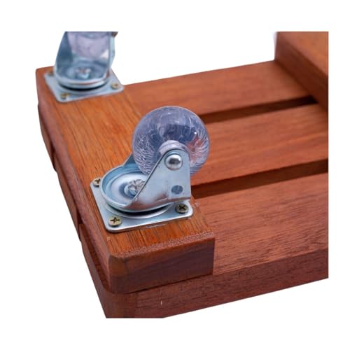 Suporte Para Vaso De Planta Jardineira 20x40cm Rodinhas de Gel