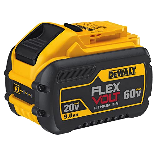 DEWALT 60V MAX* FLEXVOLT Lithium Battery with Charger, 9-Ah (DCB118X1)