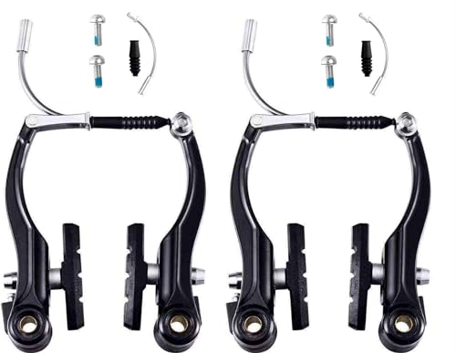 NM SELECT Bike V Brake 120mm Arm Set | Universal V Brake Front Rear Set Mountain Bike Brake Caliper Replacement for Most Bicycle, Road Bike, MTB, BMX