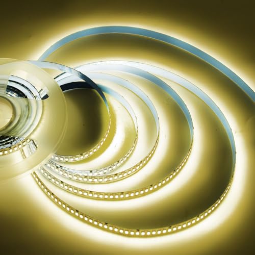 Image of SUYOOULIN LED Strip Lights, SMD 2835 1200 LEDs Light Strips, 33ft /10m 18000LM Flexible AC 110V Waterproof IP68 LED Ribbon Lighting for DIY Christmas Home Indoor Outdoor Decor(Neutral White 4000K)