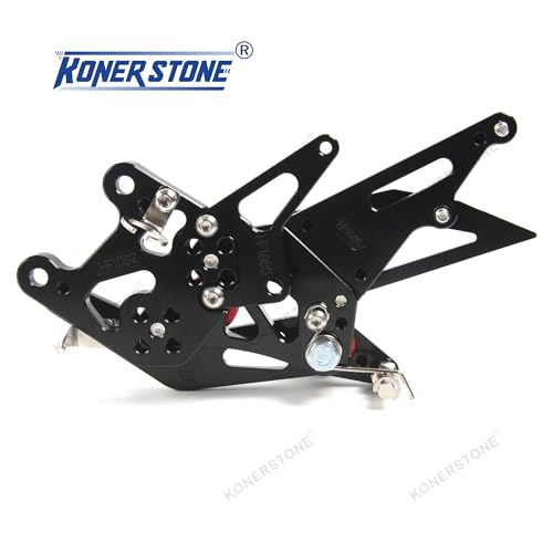 Repose-pieds réglables CBR600RR ABS 2017-2023 noir - Commandes reculées moto
