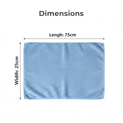 Image of HomeEssentials Microfiber Cleaning Cloths (10-Pack) - Ultra Absorbent, Quick-Dry Cleaning Towels for Kitchen, Car, and Windows - Lint-Free & Scratch-Free Washcloths
