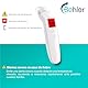 Fieberthermometer für Babys, Kinder & Erwachsene – Kontaktloses Digitales Infrarot-Stirnthermometer KFT-22 – 1-Sekunden-Messung, 3-farbiges LCD-Display, Fieberalarm