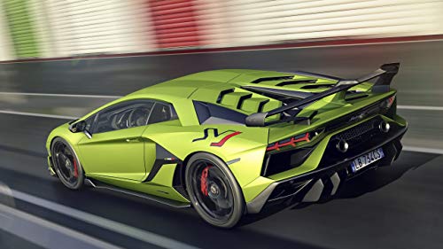 Iconic Arts Supercar- Lamborghini Aventador SVJ Laminated 24x36 Poster