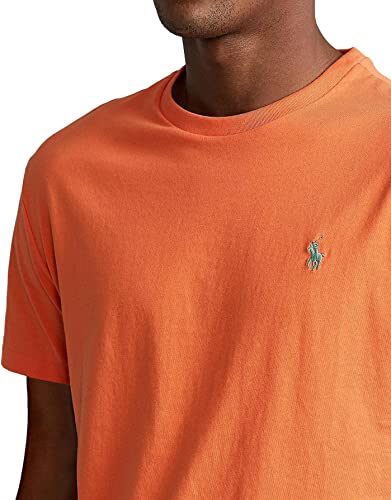 Image of POLO RALPH LAUREN Mens Crew Neck T-Shirt (M, MayOrange)