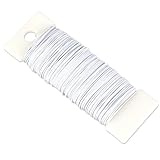 38 Yards 114 Ft 22 Gauge Flexible White Floral Wire - Metal Wire for DIY Crafting, Wreaths, Floral Arrangements & Bouquets