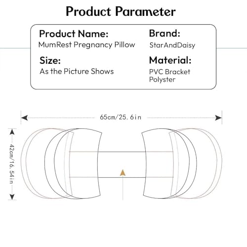 Image of StarAndDaisy Baby Pregnancy Pillow for Women | Maternity Pillow for Pregnancy Sleeping with Cuddle Pillow with Belly Support Adjustable Butterfly Design (Momcare Pink)