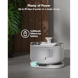 PETLIBRO-Cat-Water-FountainWireless-Pet-Fountain-Battery-Operated25L84oz-Dockstream-Automatic-Dog-Water-Dispenser-for-Drinking-with-Quiet-Pump-Inside-Stainless-Steel-Tray-Easy-Clean-BPA-Free - Cucciolini Doodles   PETLIBRO-Cat-Water-FountainWireless-Pet-Fountain-Battery-Operated25L84oz-Dockstream-Automatic-Dog-Water-Dispenser-for-Drinking-with-Quiet-Pump-Inside-Stainless-Steel-Tray-Easy-Clean-BPA-Free