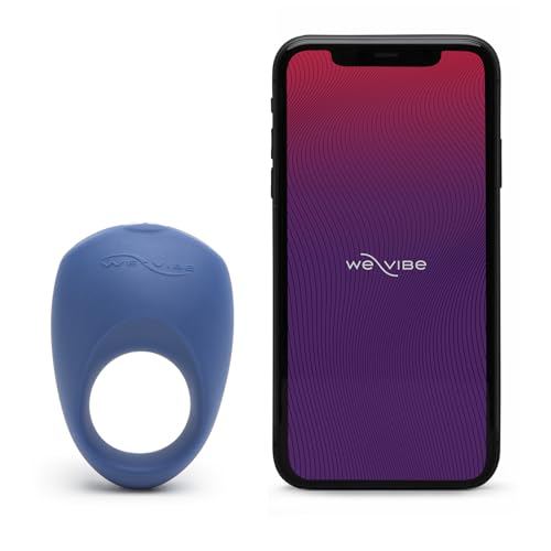 We-Vibe Pivot Vibrating Cock Ring for Men | Pleasure Penis Ring for Enhancing Stronger Erections Male Sex Toys | Long Distance App Control Vibrating Stimulation Device for Couples | 10 Vibration Modes