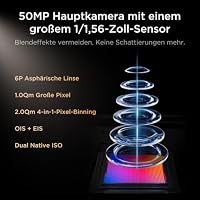 TCL P80 Pro 5G Smartphone 50MP OIS Kamera NXTPAPER Display 512GB Blau 50MP Kamera mit großem Sensor, 1.5K AMOLED- & NXTPAPER-Display, 512GB ROM, 24GB RAM, 5800mAh Akku (typ.), 45W Laden, Google Gemini – Ansicht 5
