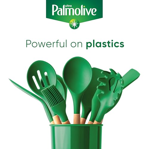 Image of Palmolive Ultra Strength Liquid Dish Soap, Cuts Grease and Grime, No Soaking Needed, Powerful on Plastics, Dishwashing Liquid, 32.5 fl oz Bottle