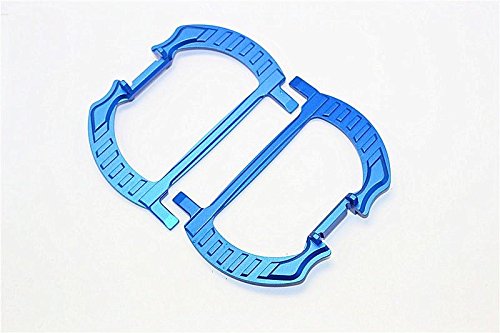 Aluminum Battery Holder for 1/7 XO-01 Supercar - 1Pr Blue