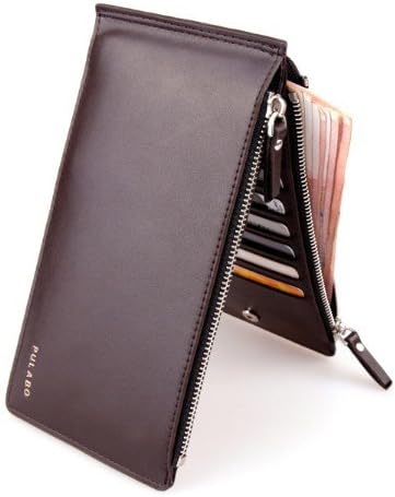 Amazon 長財布 メンズ 薄い シンプル ファスナー 学生 ビジネス ネイビー World Factory 財布