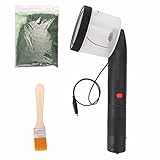 ➤Humanisierter rutschfester Griff in geeigneter Größe für bequemen Griff, Schaltung im Griff mit geringer Verlustleistung und hohem Spannungsausgang, macht diese Beflockungsmaschine zu einer sehr starken Beflockungskapazität.