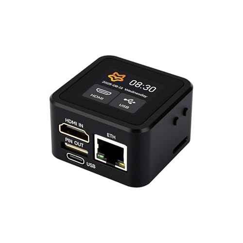 Luckfox PicoKVM �y�� IP KVM �����[�g�Ǘ��c�[���A1920 × 1080@60fps HDMI�r�f�I���͂�HID�M���o�͂��T�|�[�g�A�f�o�C�X�R���g���[���p�A�P�[�X��1.5�C���`�̃^�b�`�f�B�X�v���C�t���B