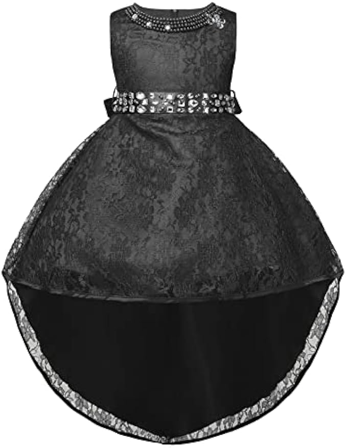 Kantenia Flower Dresses for Girls Lace Tulle Dress Toddler Girls Formal Ball Gowns Wedding Pageant Birthday Party Dresses