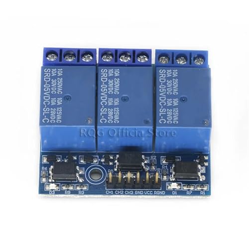 Relais 3 canaux 3.3V 5V à isolation optocoupleur protégeant vos circuits contre les surtensions - 2