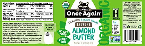 Once Again 76643-30502 Organic Crunchy Almond Butter thumb #2