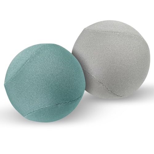 MeoZynxadril 2 Piezas Bola Antiestrés - Flexibles y Duras, Juego de Reeducación a Mano, para Masajes y Ejercicios de Fortalecimiento