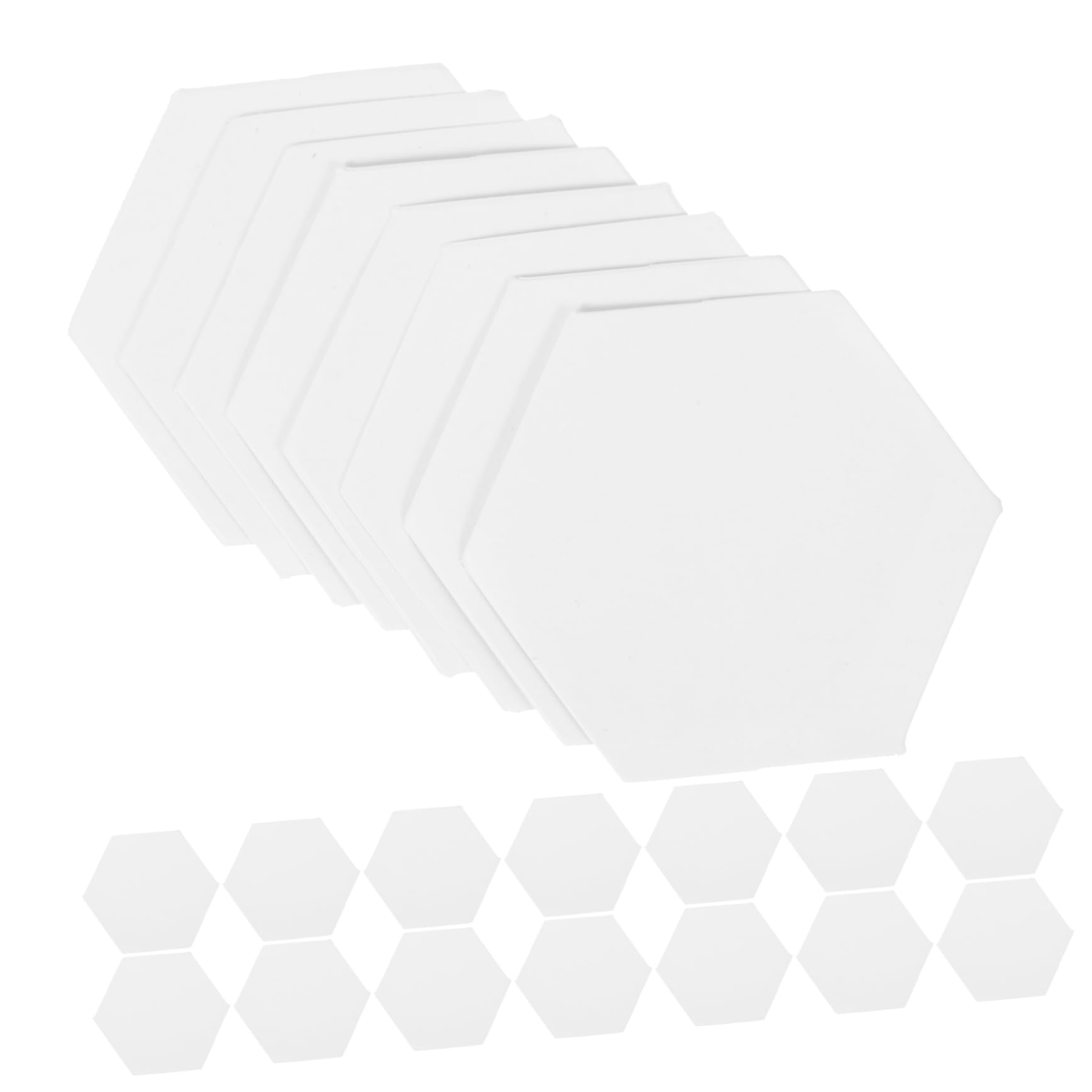 Papier patchwork hexagonal réutilisable et rigide pour couture DIY
