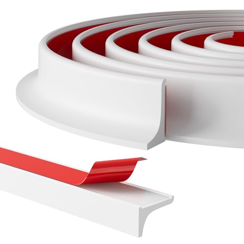Duzzy 98 Inch Shower Threshold Water Dam Guard, Silicone Rubber Shower Door Bootom Seal Strip for Walk in Shower by Duzzy - Used condition - US$25.89