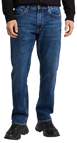 G-STAR Raw - Mens Mosa Straight Jeans, Color Faded Atlantic Ocean, Size: 31W x 34L