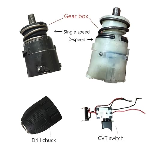 Boîte de vitesses de moteur de perceuse 12V 18V mécanique CVT - 3
