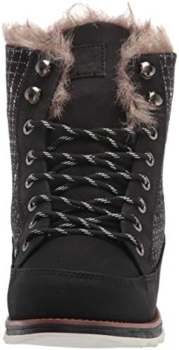 MUK LUKS Women's Sigrid Boot-Black/White Fashion, 6 | Image 1