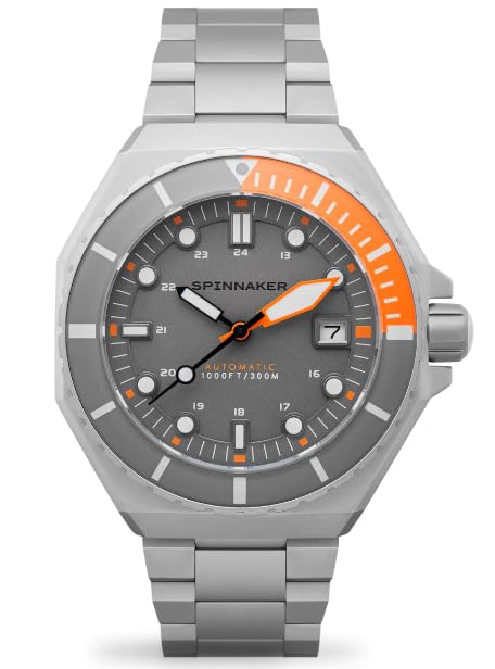 Spinniker SP-5081-LL Dumas Automatic Men's Watch, Silver, Gray