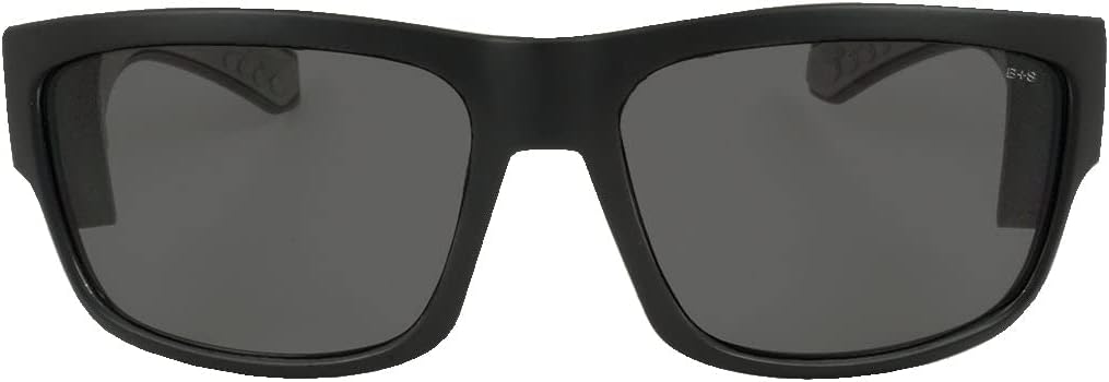BOMBER Safety Glasses for Men,Matte Black Frame with Anti-Fog Safety Smoked Lens and Non Slip Foam Lining - TR103AF