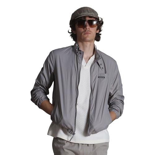 Image of Members Only Men's Windbreaker Packable Jacket, Waterproof Rain Jacket Men Lightweight for Golf Cycling Fishing Hiking Gear