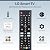 AKB76040302 LG TV Remote Control Replacement for Smart TV - Easy Setup Remote, Streaming Shortcuts - Works with LG 4K, UHD, LED, OLED Smart HDTV Models (AKB75095307, AKB74915305, AKB75855501)