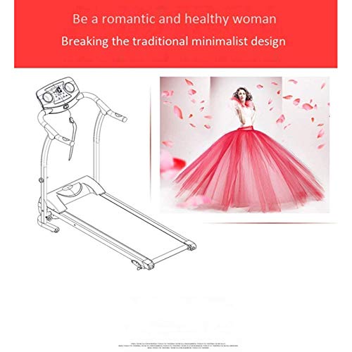 Image of Folding Treadmill Good for Home /Apartment Fitness Compact Electric Running Exercise Machine with Safe Handlebar and LCD Display Easy Control Walking Machine for Home Use