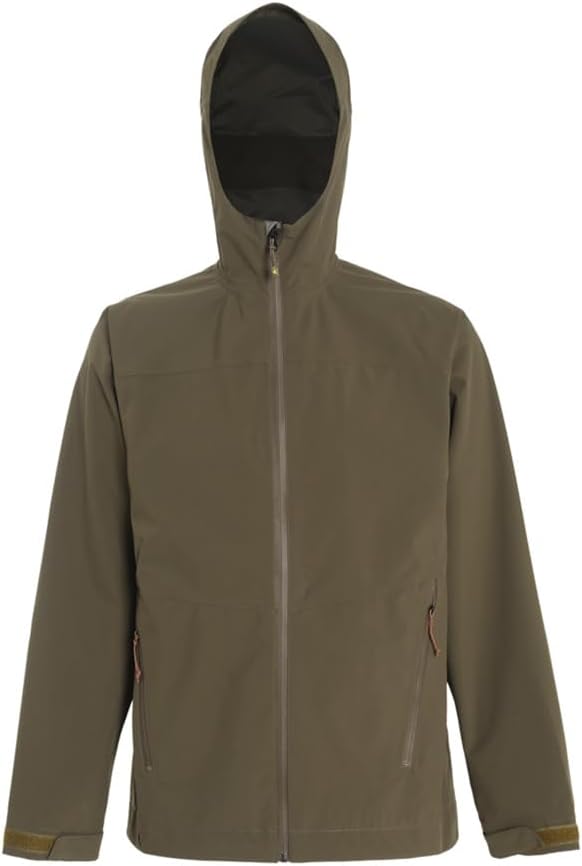 waterproof zippered sealable sutures TPU film soft shell hunting fishing jacket Raincoat