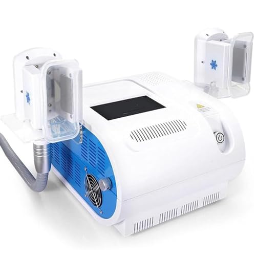 XYEJL Máquina De Criolipólisis De Congelación De Grasa, Lipólisis De Grasa De Criolipólisis De 360 ° Instrumento De Adelgazamiento De Grasa De Explosión Congelada con 2 Asas