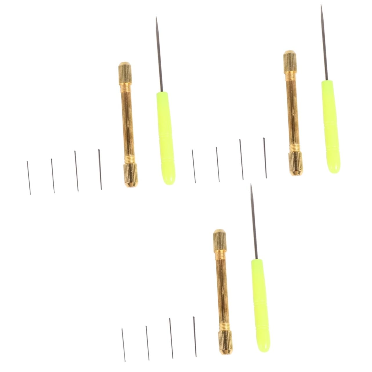 NUOBESTY Agujas De Tejer 18 Piezas herramienta de extensión de cabello aguja de crochet de silicona aguja de ganchillo de microtamaño constituir peluca cuero falso tejer bebé