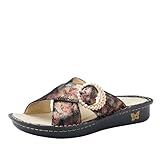 Alegria Vanya Damen Slide Sandale, Moon Shadow Silver, 9.5-10