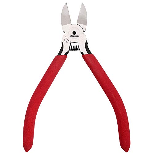 Whizzotech Wire Cutter Diagonal Cutting Pliers Micro Flush Cut Side Cutters, 5 Inch #TOP8