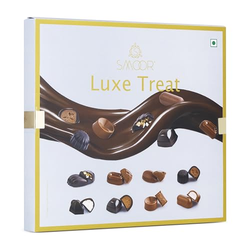 Image of SMOOR Luxe Treat Box of 16 | Assorted Choco Gift Box for Celebration & Gifting