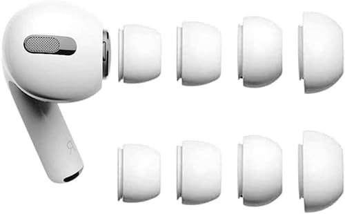 BLLQ XSSML 4 tamaños de almohadillas para auriculares compatibles con Apple AirPods Pro 2 y AirPod Pro 1, puntas de silicona, compatible con funda,